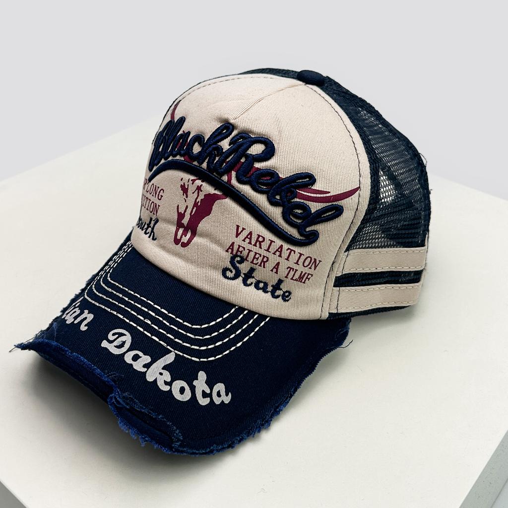 Baseball Stitching Stitched Embroidered Alphabet Mesh Women Men For Neutral Gender Fresh Caps Peaked Hats Sunshade American Style Breathable
