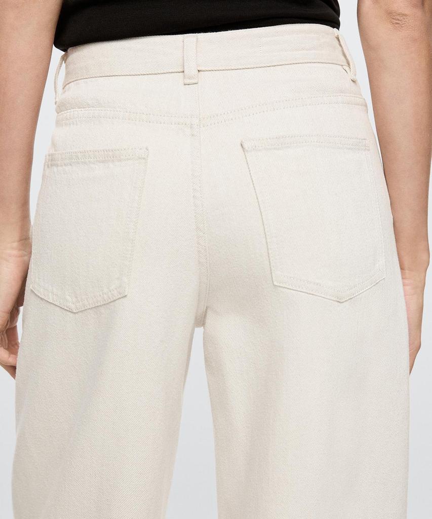 Masimodutti High-Rise Barrel Fit Jeans