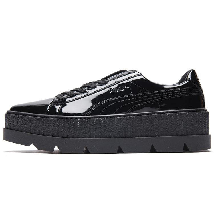 PUMA Pointy Creeper Rihanna Fenty Patent Black Womens 366270-01 37 чёрный