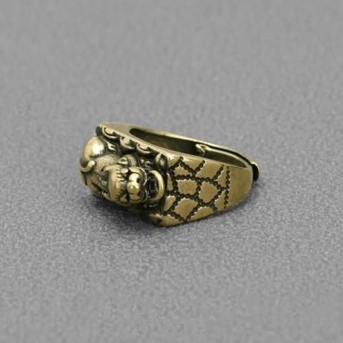 Brass Pixiu Rings Collection Accessories Figurines Copper Adjustable Ring Gifts