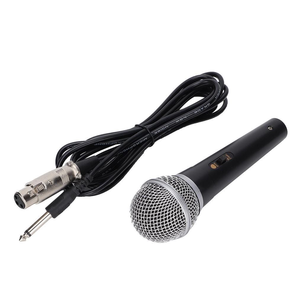 XLR Microphone with XLR to 1 4 Inch Cable Audio Connection Handheld Microphone Suitable for Stage Karaoke Singing and