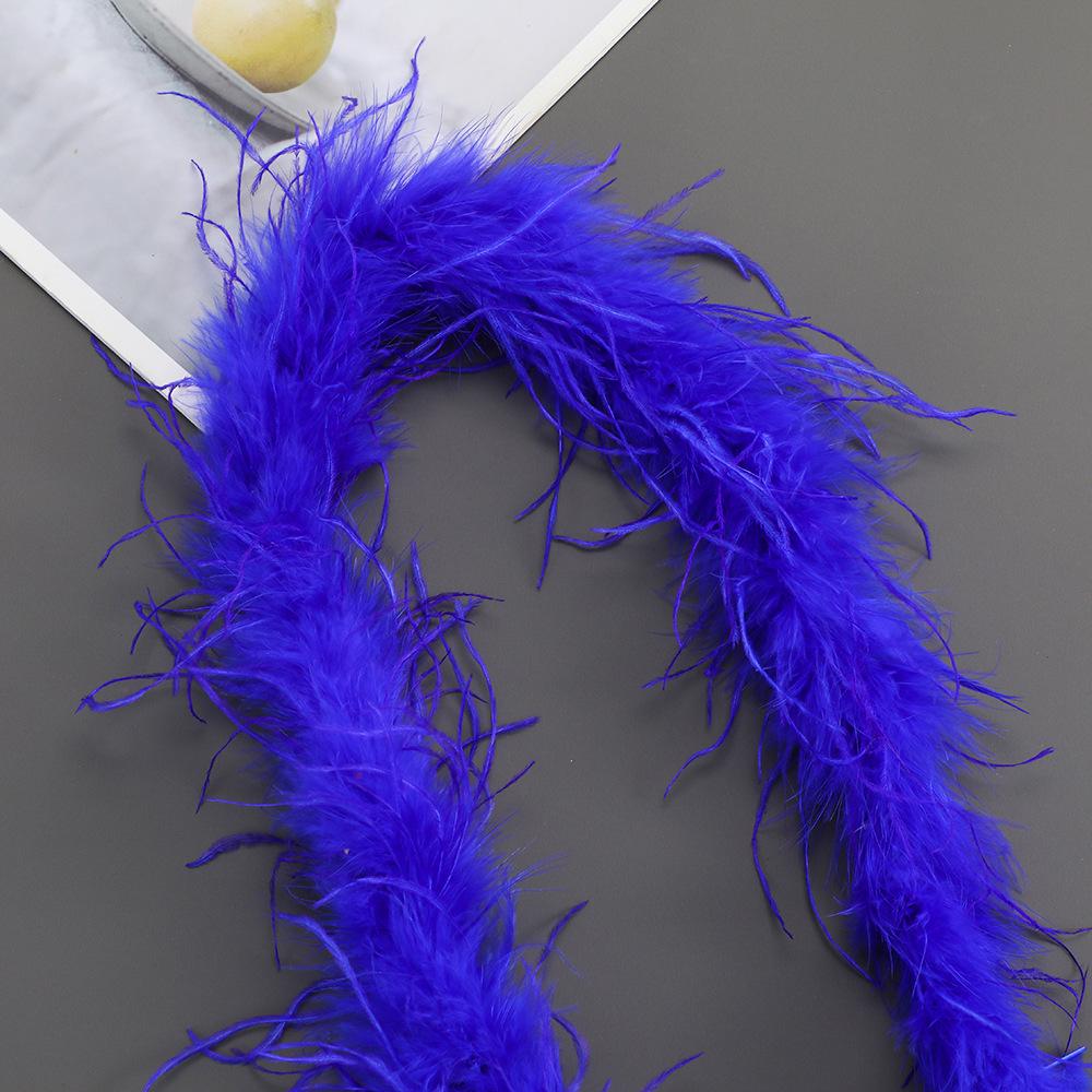 Strisce di Piume di Struzzo Colorate per Costumi da Ballo Fai-da-Te e Accessori