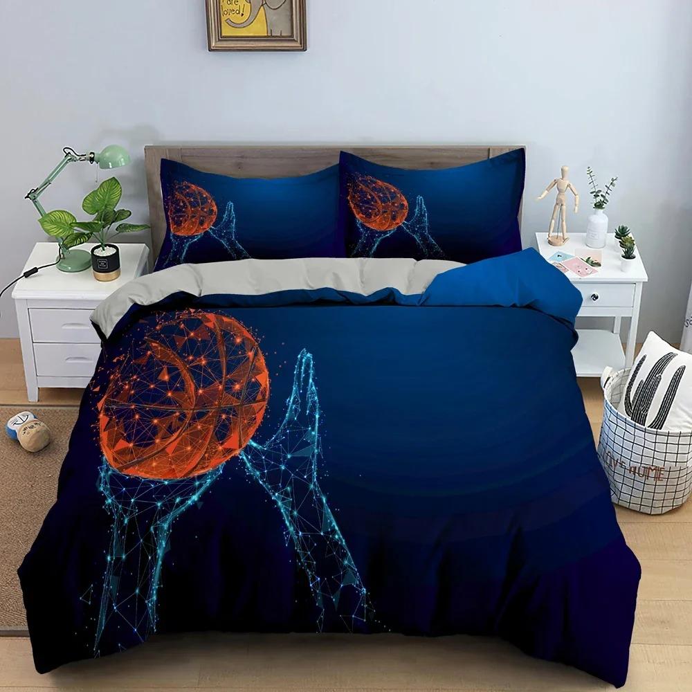 3D Basketball Bedding Set For Boy Bedroom Duvet Cover Comforter Covers Single Twin King Size Quilt Cover Home Textile