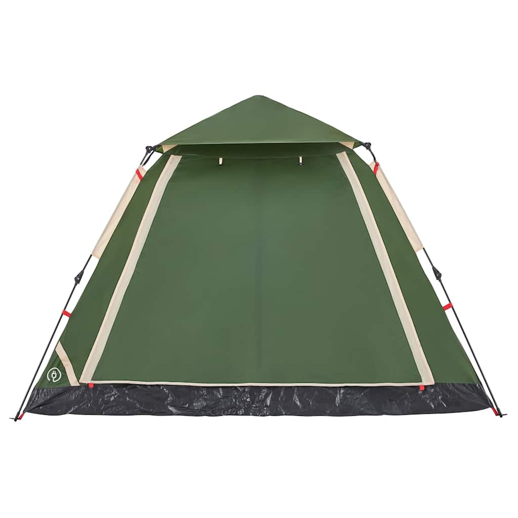 Vidaxl Tourist Tent, 5-Person, Green, Quick Setup