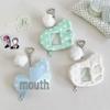Star Wings Plush Photo Card Holder Keychain - Stylish Small Card Sleeve & Backpack Pendant