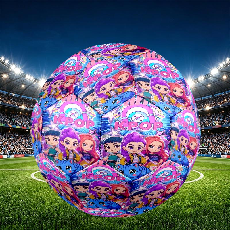 K Print Size 5 Soccer Ball, PU Wear Resistant Football for Match Training and Daily Practice, Birthday Gift for Soccer Fans