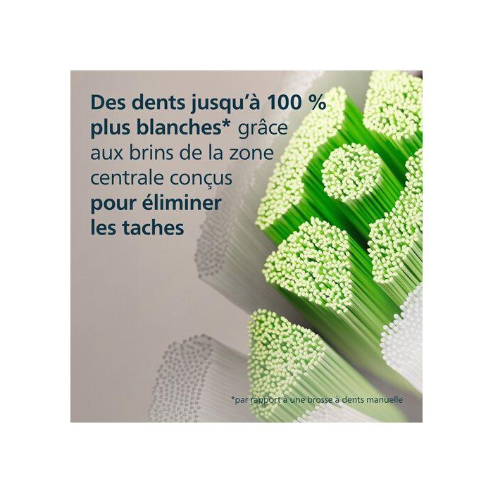 Brossette dentaire Philips Sonicare HX6066/88 Optimal White Têtes de brosse à dents standard - Lot de 6