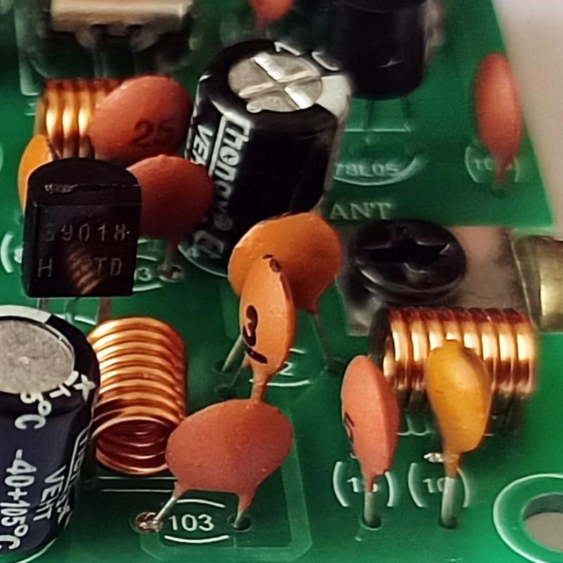 FM Transmitter Circuit Board BH1417F Chip with Antenna Perfect for Electronics Education and Campus Radio Projects