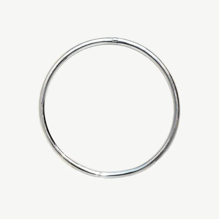 Silver Bracelet_Solid Loop Bangle