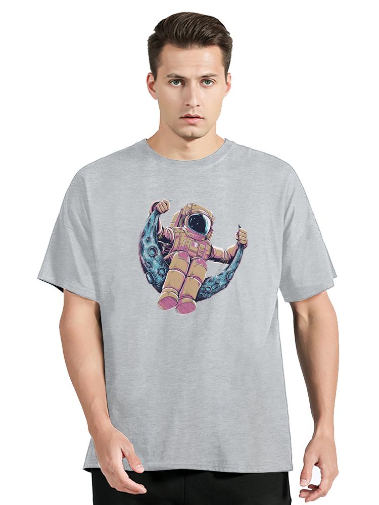 Funny Aesthetic T-shirt Women New Summer Fashion Cartoon Astronaut Tshirt Universe Space Punk Men Cotton T Shirt Clothing Tops