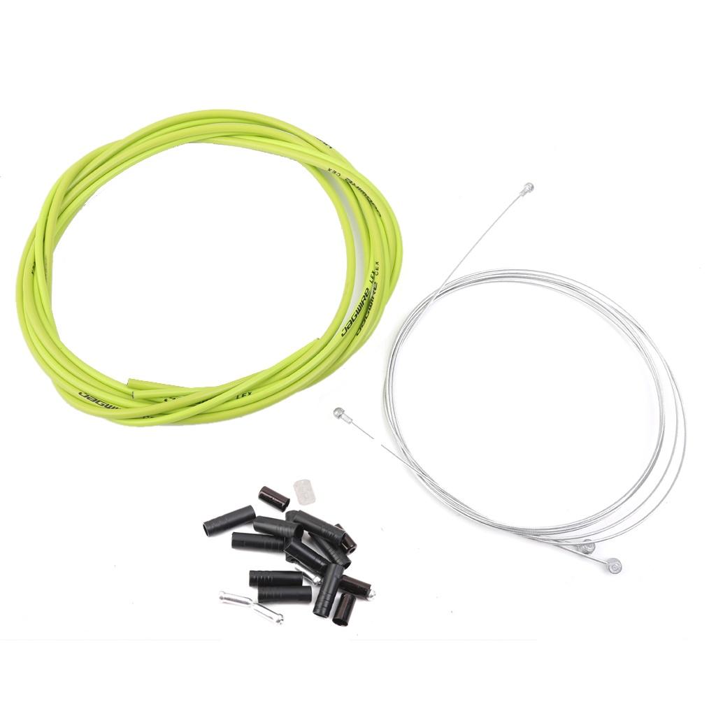 Ciclism Bicicletă Bicicletă Carcasă Cablu Frână Set Schimb Viteze Set Complet Verde