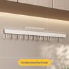 Multi-Functional Wall-Mounted Kitchen Hook Rack for Utensil Storage