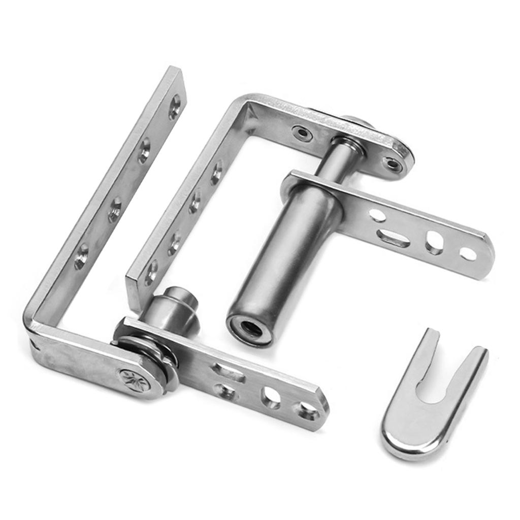 Color Sliver Door Hinges Thick Design High-quality Stainless Steel Long-lasting Use Multiple Sizes Rust-proof Furniture Hardware