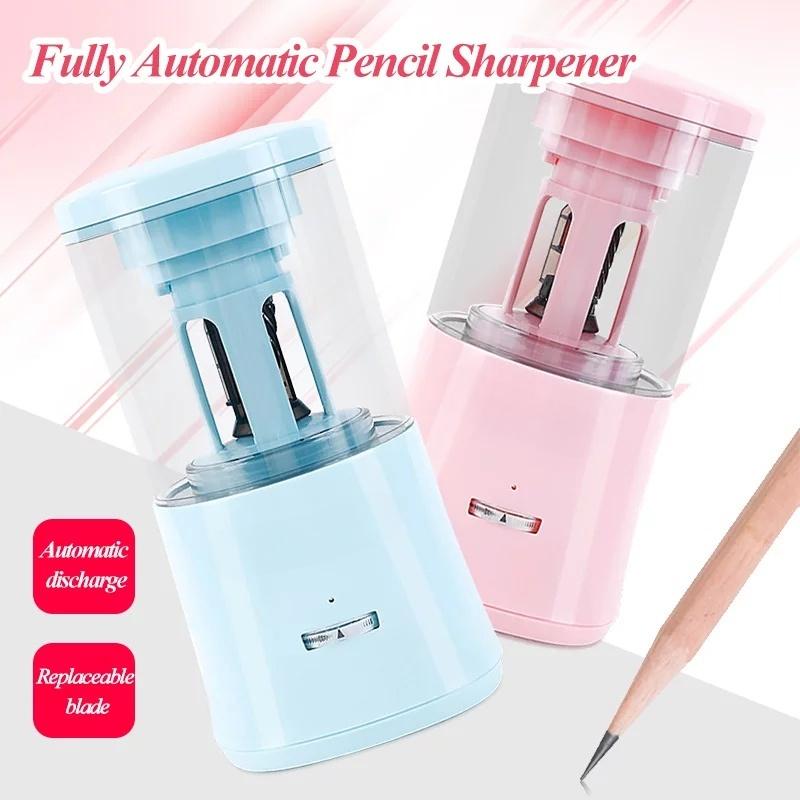 School Office Stationery Supply Portable Automatic Pencil Sharpener USB Rechargeable Electric Pencil Sharpener