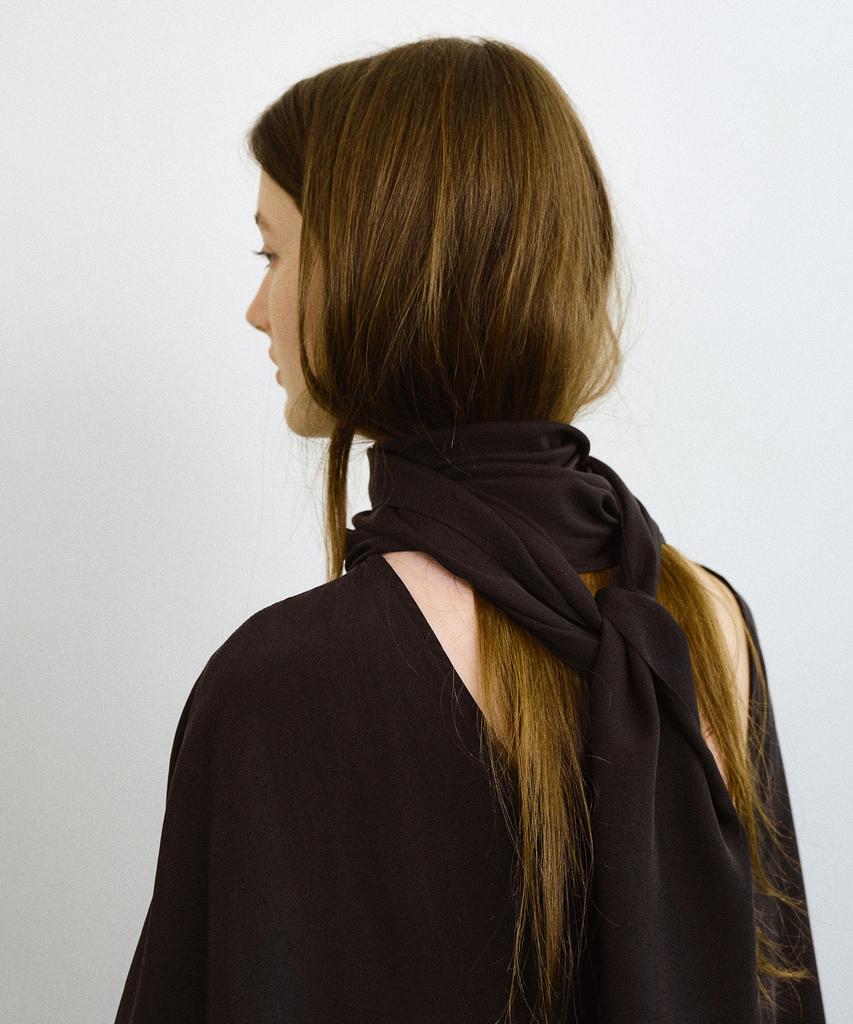 Bopeu Kael Cupro Scarf Top Dress