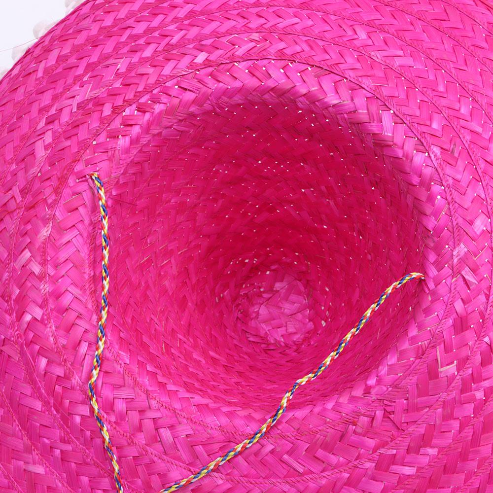 Colorful Wide Brim Mexican Party Hat Sombrero Sun Hat Summer Straw Hats  Men