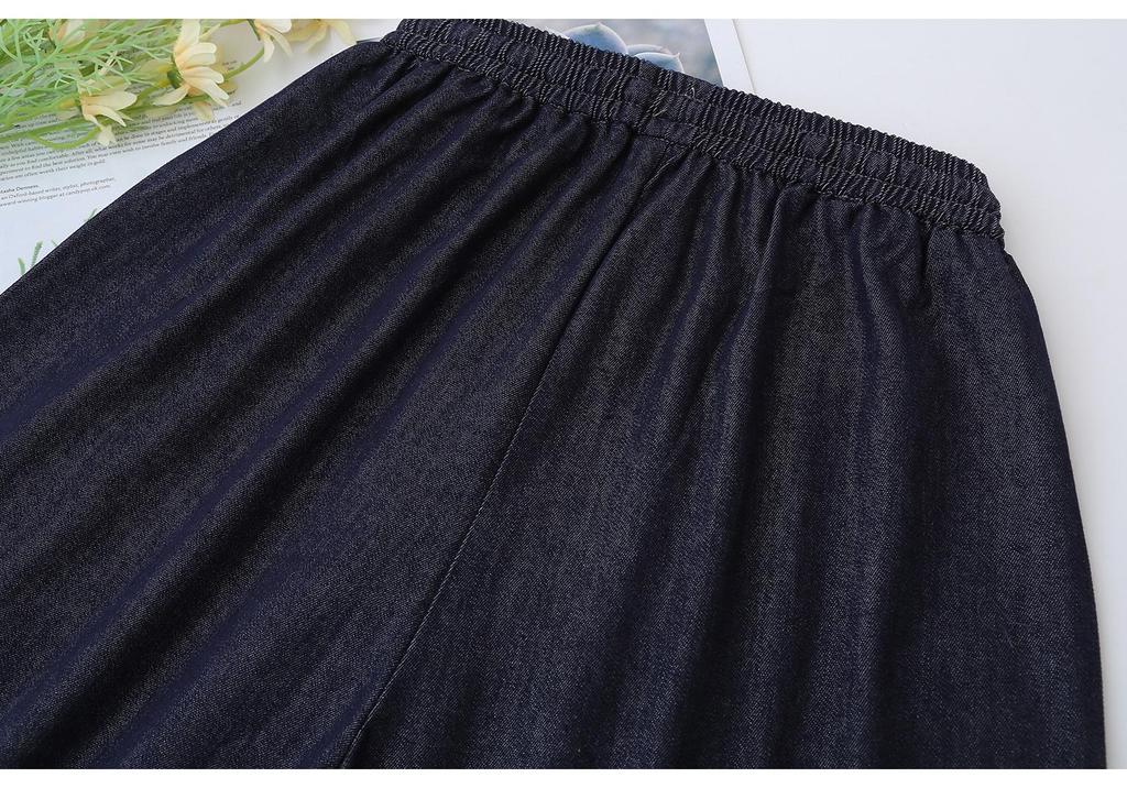 Dames Jeans met Hoge Taille en Wijde Pijpen, Grote Maten - Figuurcorrigerend, Losse Pasvorm voor Lente 2026