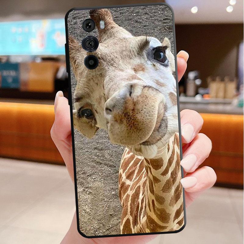 Phone Case For Motorola Edge 60 50 40 Pro 60 50 40 30 Ultra Neo Fusion Moto G Stylus G Giraffe Animal