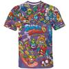 Kobiety Mężczyźni Super Zing Nadruk 3D Ubrania Super Sing Moda Harajuku Koszulka Dziecko Anime Kartom Koszulki Codzienny Okrągły Dekolt Góra Koszulka Y2k