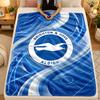 Flannel BlanketBrighton & Hove Albion Football Warm Soft Throw Blanket for Indoor Sofa Bed Living Room Use