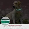 Adjustable Reflective Dog Collar Nylon Safety Pet Traction Rope Strap for Small To Medium-Sized Pets