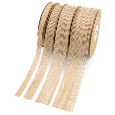 Natural Jute Webbing & Hemp Rope DIY Roll - Coarse Linen for Handmade Christmas Decorations