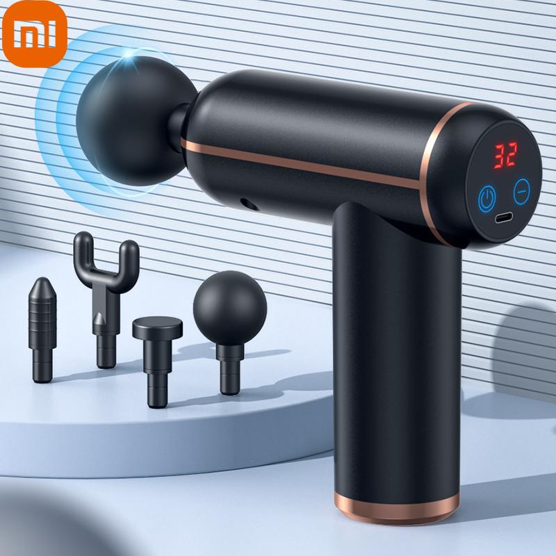 

Портативный фасциальный пистолет Xiaomi, вибрационный массажный пистолет, ударный пистолет-массажер, для релаксации глубоких тканей мышц тела, мини-фитнес-устройство