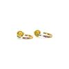 Boucles d'oreilles - Luxenter - Hinnar - Argent 925 - Zircone multicolore - Or 18k