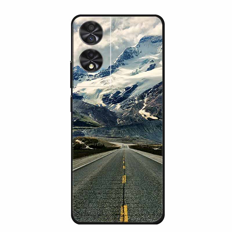 Para TCL 40 NxtPaper 4G 6.78" Funda Animales TPU Silicona Suave Fundas de Teléfono Cubierta para TCL40 NxtPaper Protector Lobo Dibujos Animados Coque
