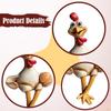 Chicken Statue Resin Ornament Home Decoration Art Table Sculpture Animal for Desk