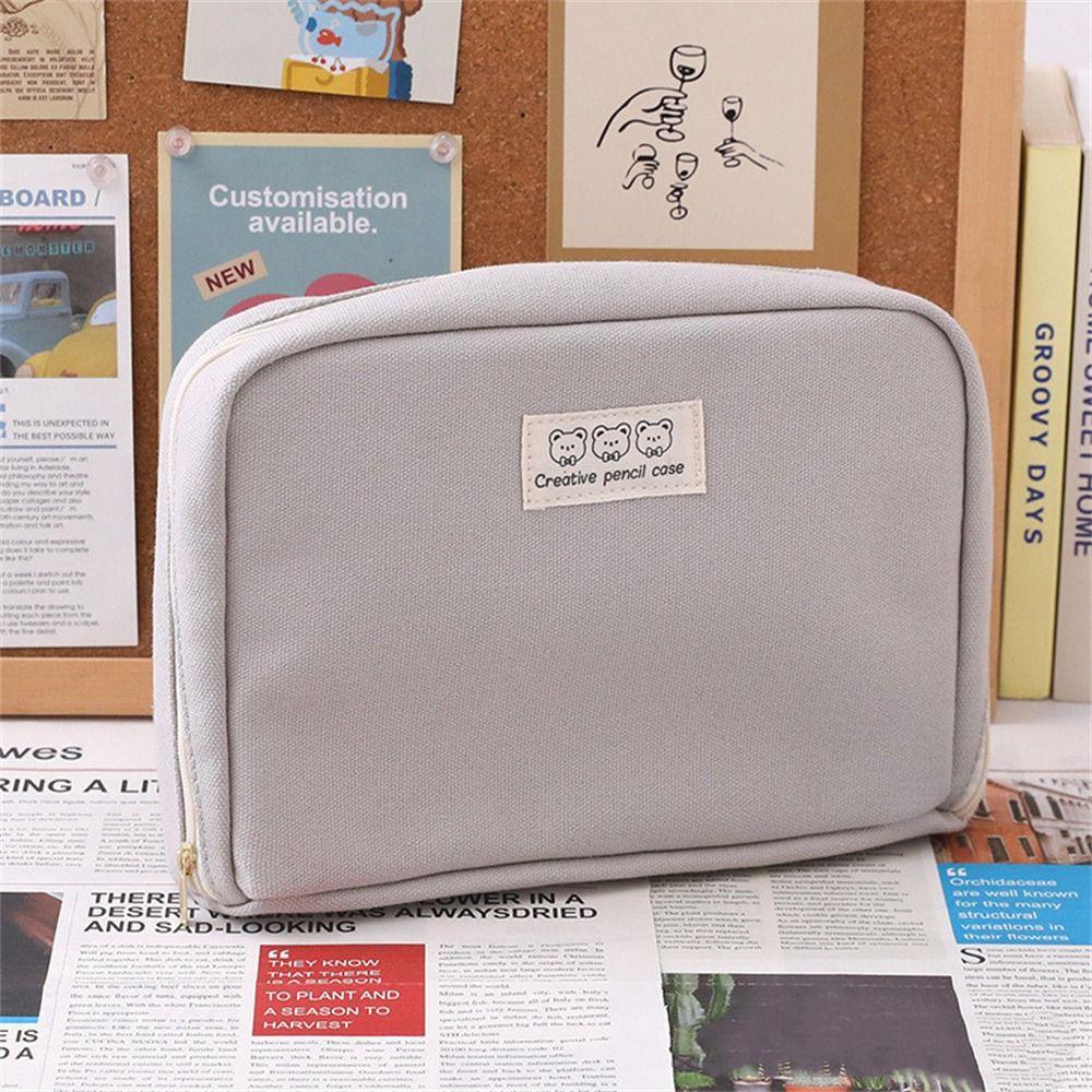 

Capacity Makeup Bag Students Multilayers School Cases Pencil Pouch Stationery Holder Bag Pencil Bag