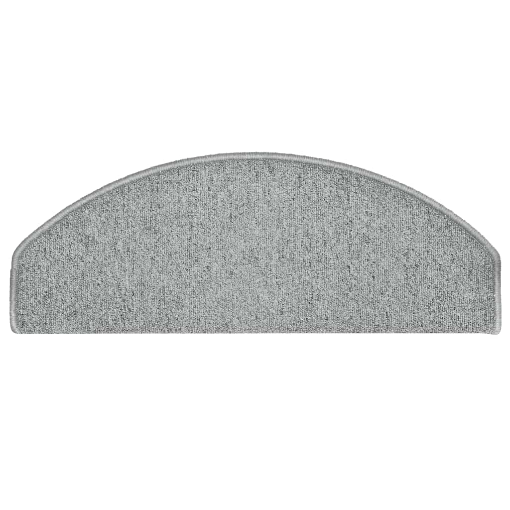 Stair Mats 30 Pcs. Light Gray 65X24X4 Cm