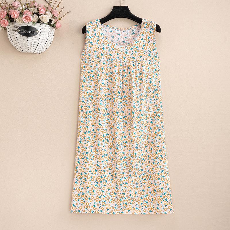 

Літні великі сукні для жінок Елегантні повсякденні довгі сукні без рукавів One Size