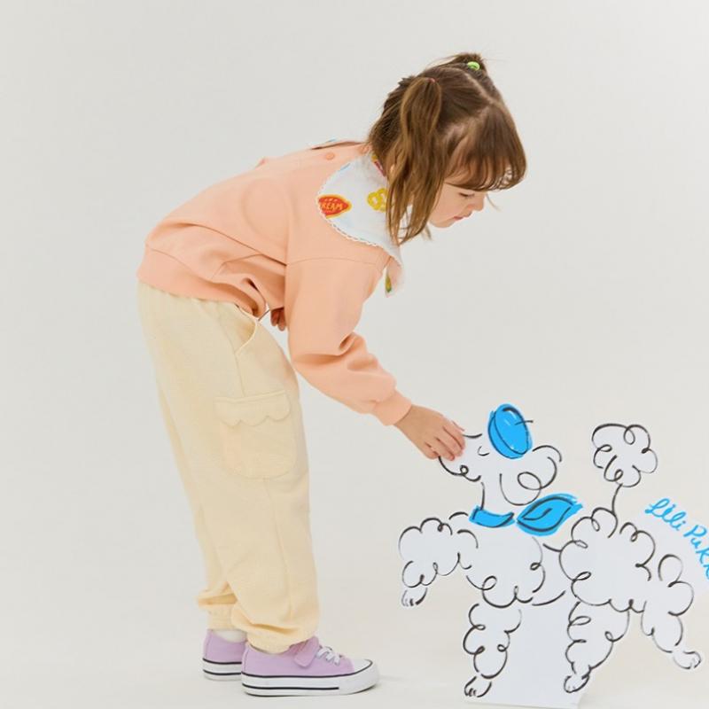 Lilypure Charming Waffle Jogger Pants Black