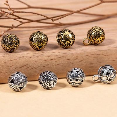 Retro geschnitzte Legierung Cheongsam Knöpfe - Hohle Dekoration im nationalen Stil für Hanfu