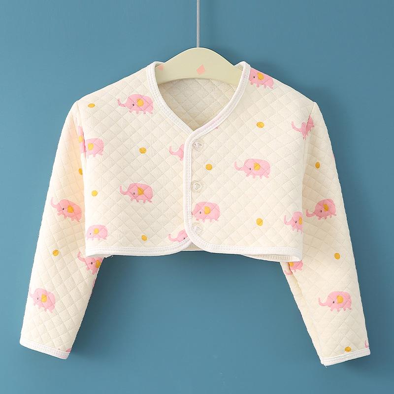 Baby Shoulder Guard: Warm Velvet Arm & Waistcoat for Autumn/Winter
