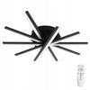 Modern Black LED Ceiling Hanging Lamp with Remote Control 3 Colors