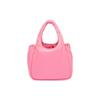 Prada Re-Nylon Enamel Triangle Logo Magnetic Closure Fabric Tote Bag Women Tote Bags Pink 1BA359_RCCJ_F0638_V_OVM