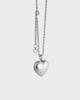 It Doesn'T Matter Memory Heart Locket Necklace (Silver)