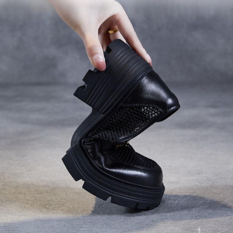 Mode Slipper Sommer Mesh Damen Plateau Einzelne Schuhe Büro Business Damen Freizeitschuhe Mode Rutschfest Damen Hohe Absätze Pumps 2025