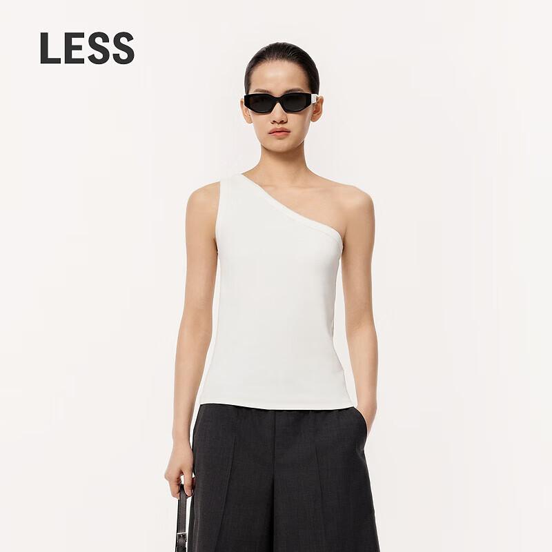 LESS 2024 Spring Asymmetrical Neck Camisole