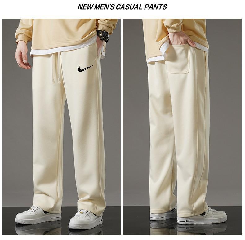 Pantaloni de trening la modă căptușiți cu fleece pentru bărbați și femei 2025: Pantaloni casual sport de exterior pentru toamnă/iarnă
