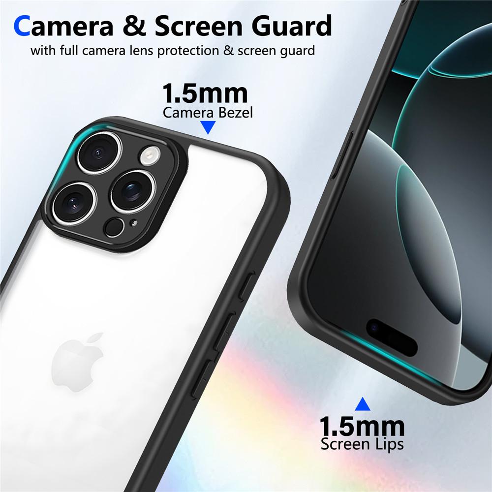 Phone Case For iPhone 17 16 15 14 13 12 11 Pro Max TPU Transparent Anti Drop Shockproof Case For iPhone 16 15 14 Plus 16E 17 Air