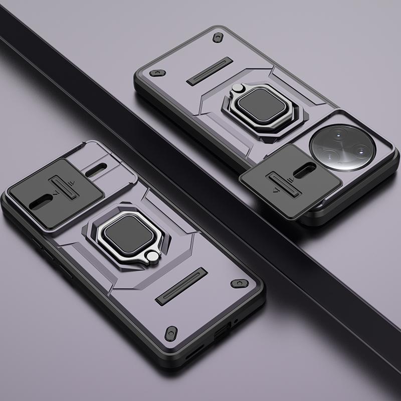 For POCO F7 Ultra Slide Camera Lens Protection Ring Holder Cover For POCO F7 Pro X7pro C75 F7ultra Shockproof Armor Stand Case