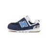 New Balance Nb 574 Series Versatile Comfortable Anti-Kick Wear-Resistant Low-Top Walking Shoes Baby sneaker Navy NW574CU1