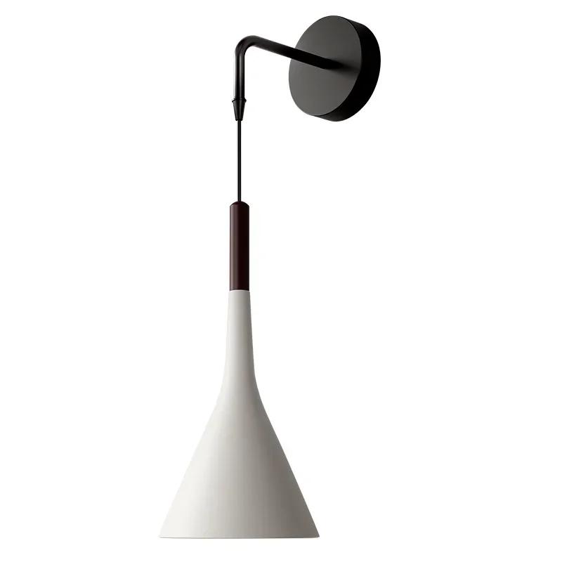 Aluminum Art Bedside Wall Lamp Bedroom Wall Light Sconce for Kitchen Restaurant Modern Wall Lamp Nordic Macaroon Sconces