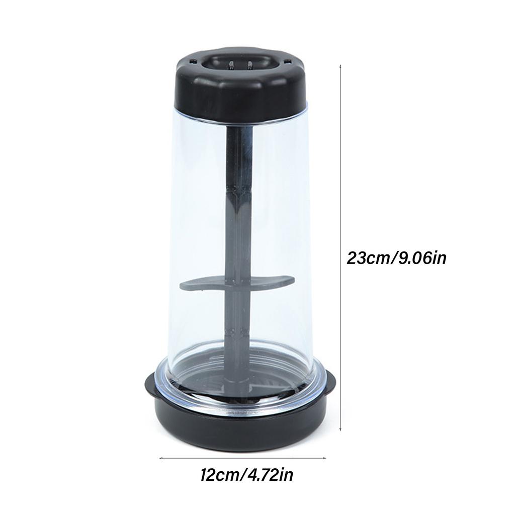 Rotating Flour Sieve Cup Plastic Flour Mixing Tool Handheld Semi-Automatic Flour Mixer for Kitchen Baking Kitchenwares