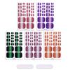 Pink Line Cat Eye Toenail Stickers, Summer Hot Item, Waterproof Nail Stickers for Girls, Whitening Effect