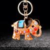 Sale Precious Stones Inlaid Thailand Elephant Car Elegant Charm Pendant Car Holder Bag Charm
