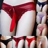 Fashionable Lacework Bowknot Panties Knickers for Men's Trendy Briefs Underwear
